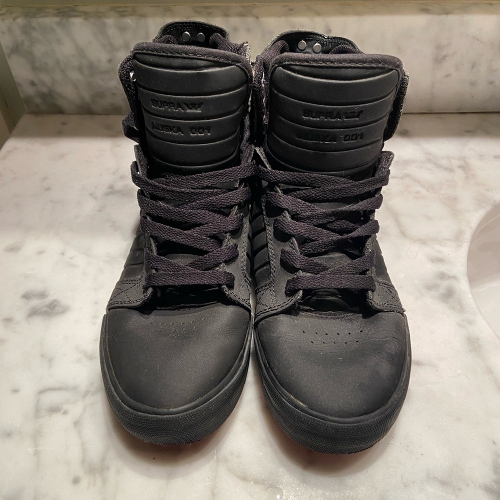 SUPRA Black Skytop - Muska 001 Sneakers